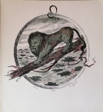 Sigfrido Bartolini - SEGNO ZODIACO: LEONE - Litografia firm. e num. 1978