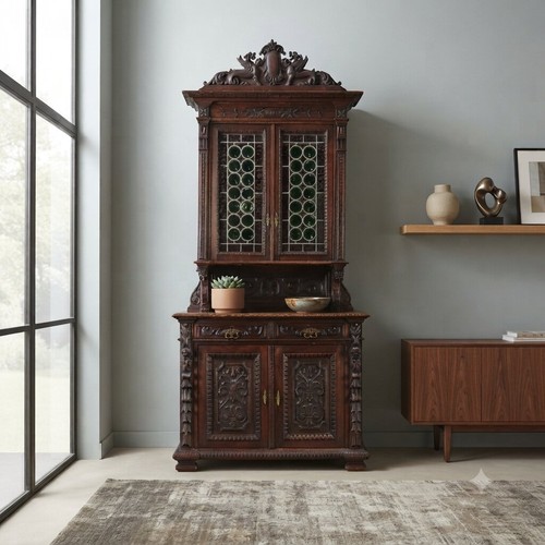 Credenza doppio corpo - credenza,