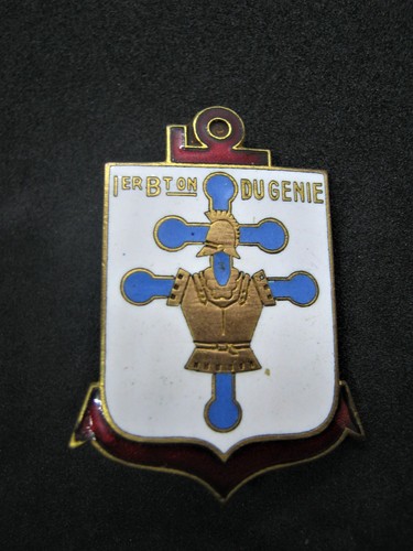 Ancien insigne email genie - ancien,