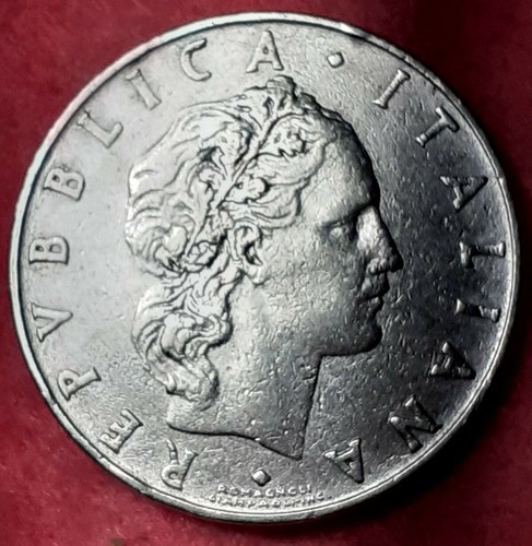 Italia lire vulcano 1956 - lire,