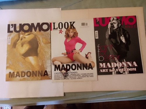 Madonna uomo vogue look - su,