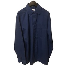 Camicia Vintage Uomo MOUSTACHE Collo 42 Color Blu Tg XL