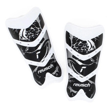 Reusch Shinguard Attrakt Lite Parastinchi da calcio unisex black white