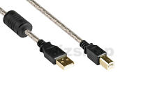 Cavo USB per Stampante da 1,8 a 5 metri USB 2.0 A/B Stampante scanner dati ecc