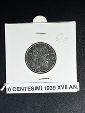 MONETA REGNO ITALIA 1939  NON MAGNETICA 20 CENTESIMI XVII