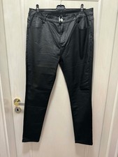 Nuovo - Jeans effetto ecopelle