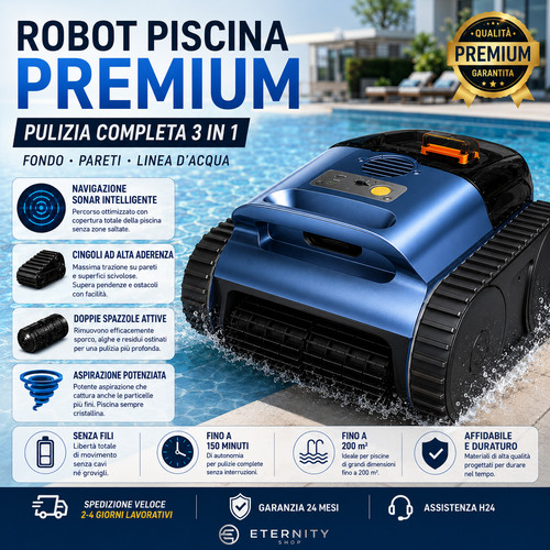 Robot piscina pulizia pareti - piscina,