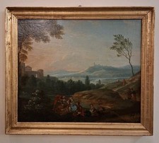 antico quadro dipinto olio su