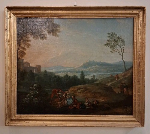 Antico quadro dipinto olio - quadro,