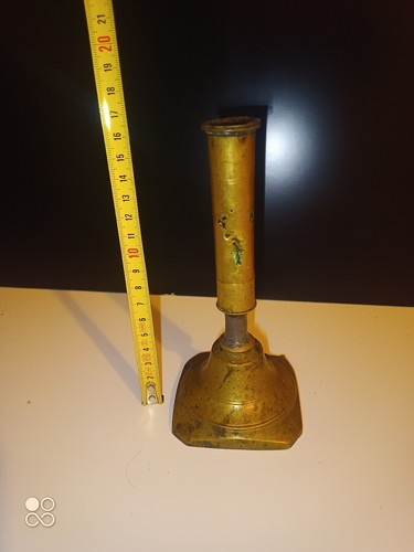 Portacandele antico candelabro