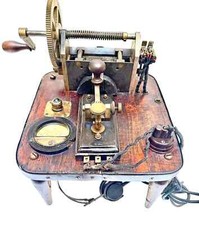 COLLEZIONISMO MILITARE TASTO TELEGRAFICO TELEGRAPH KEY PIO PION WW1 TELEGRAFIA