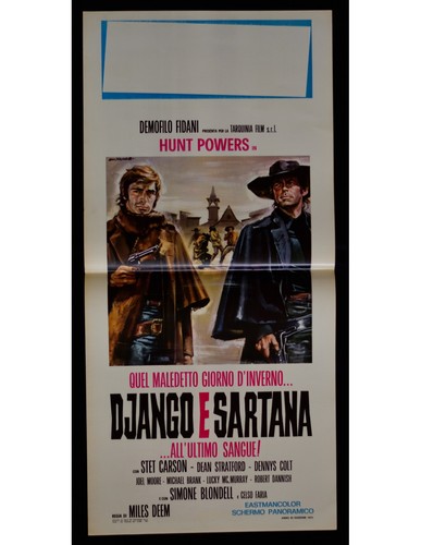 Locandina django sartana - locandina, e