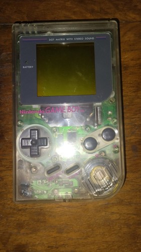 Nintendo game boy trasparente - nintendo,