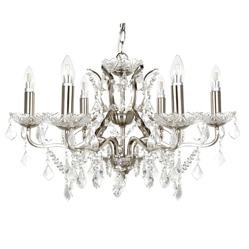 Lampadario argento ø70 cm - in,