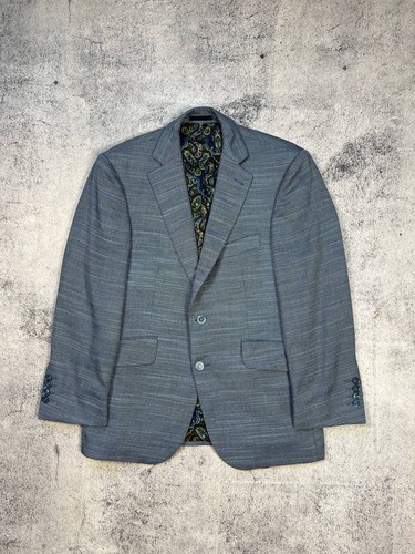 Scabal silk wool blend - scabal, blue