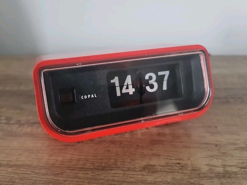 Vintage copal flip clock - flip,