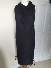 Abito midi nero di design