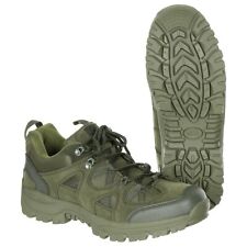 MFH Scarpe Scarponi uomo militare Outdoor Campeggio Trekking Tactical Low Green