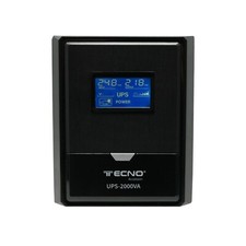 UPS 2000VA 1200W 3 uscite bivalenti display LCD AVR Gruppo di continuità TECNO
