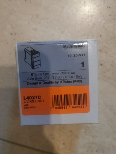 Bticino l4027c living light - living,