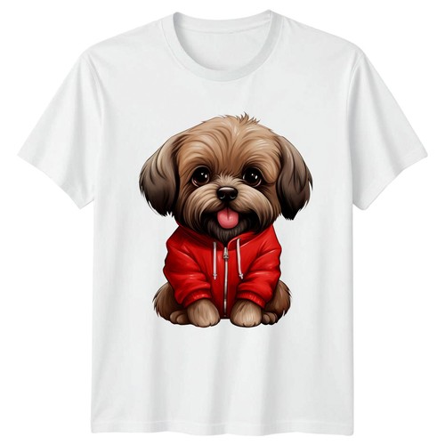 Fluffy dog felpa - dog, cappuccio