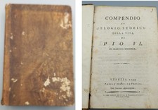 1799 LIBRO ANTICO COMPENDIO ED