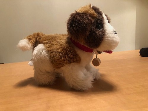 Peluche chien bernard - st-bernard, avec