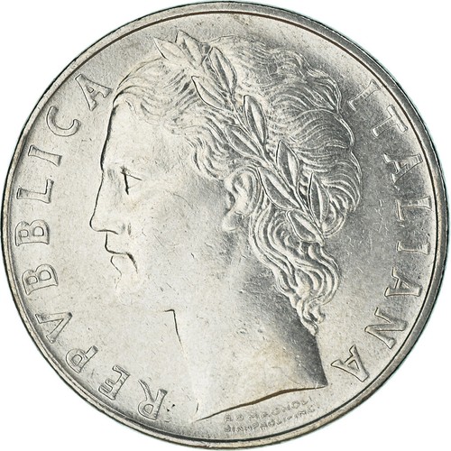 963239 moneta italia 100 - moneta,, italia,