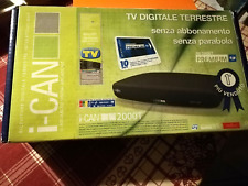 I-CAN 2000T Decoder Home TV - DVBT HDMI - Usato Funzionante NON Completo