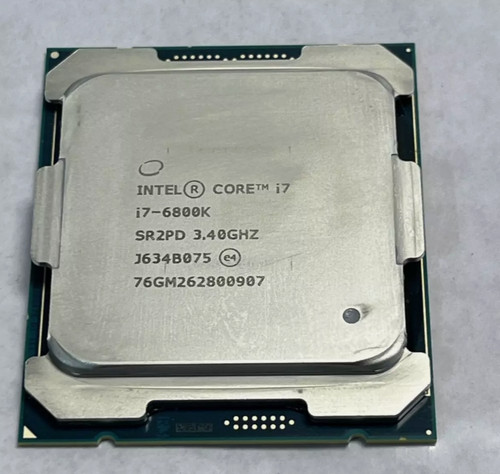 Intel core 6800k 40 - core, ghz