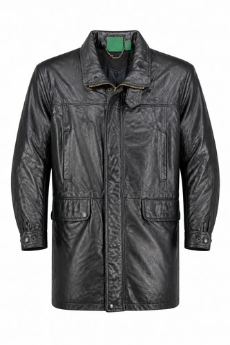 Cappotto pelle uomo stefano - pelle,