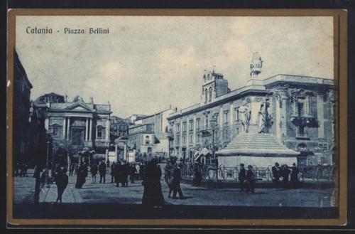Catania piazza bellini - bellini, con