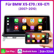 10.25" Android 13 per BMW X5 E70 X6 E71 CCC Autoradio CarPlay 32GB WiFi GPS Navi