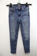 Tommy Hilfiger Donna Pantalone Taglia 27/40 Blu Jeans Cotone Pant Woman Pants