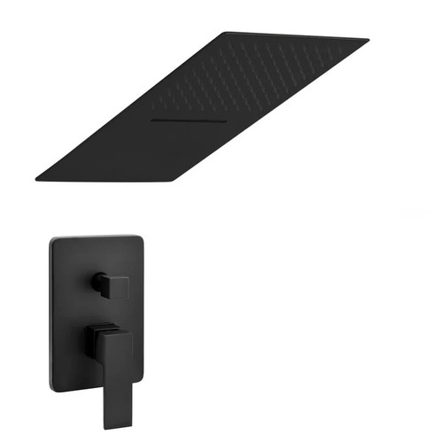 Set doccia incasso kubo nero - doccia,