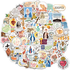 300 PZ Adesivi Cattolici