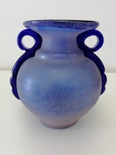 Vaso Vetro Murano Scavo H Cm