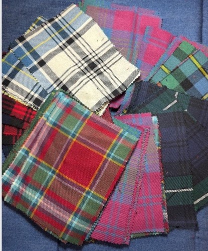 Tartan rettangolare lana - tartan,