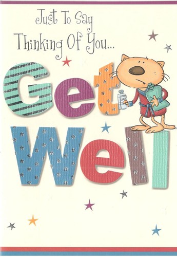 Get well card per - card, uomo