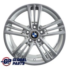 BMW X3 F25 X4 F26 Argento Cerchio Lega 18" M Stella Raggiera 8J ET:43 7844249