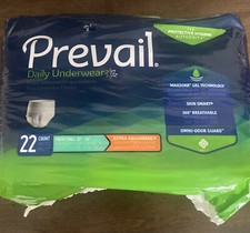 Prevail Pannolini Intimo Giornaliero Extra Assorbenti Giovani/Piccoli Adulti 2 Confezioni da 22