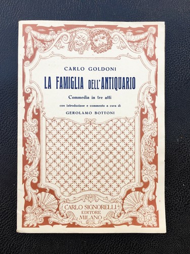Carlo goldoni la famiglia - -,