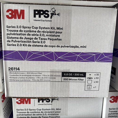Pps spray gun cup lids - 3m, cup,