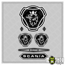 Set 7 adesivi Scania