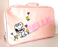 BELLE SNOOPY Peanuts 80s Aviva Us Schulz UFS valigia travel bag case pink kawaii