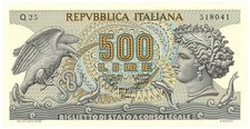 500 LIRE BIGLIETTO DI STATO