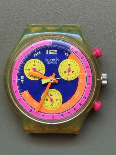 Swatch chrono scj101 grand - chrono,