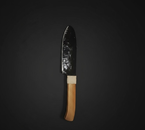 Coltello cristallo ossidiana - coltello,