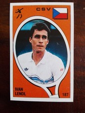 FIGURINA NR.  187 IVAN LENDL  ALBUM SUPERSPORT PANINI 1988 DA EDICOLA