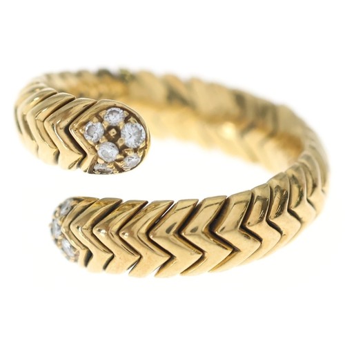 Anello bvlgari spiga diamanti - anello,